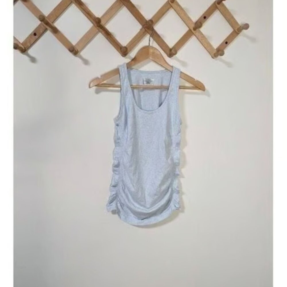 Light Blue Seamless Athletic Tank Top - Size S